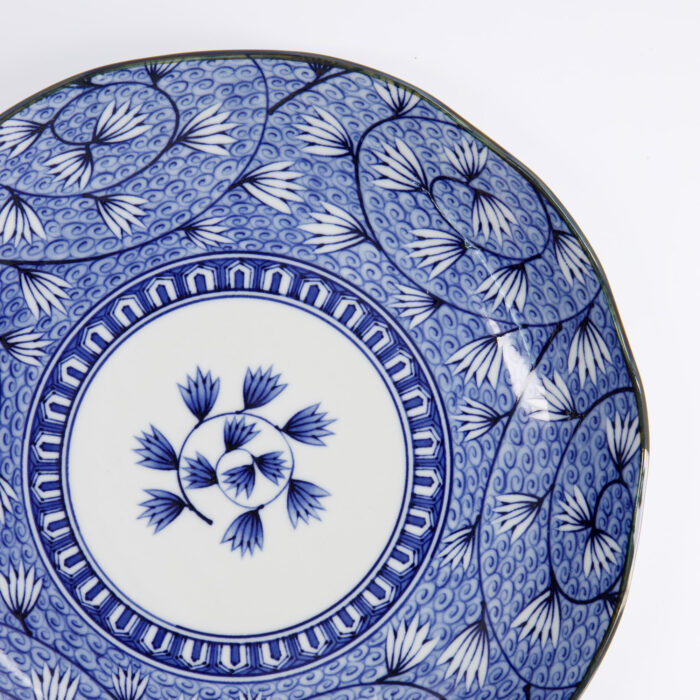 Japans rond bord - Tokyo Design Studio - Hana Blue - 25,5x3,5cm - Afbeelding 4