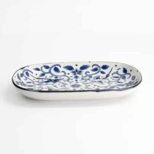 Tokyo Design Studio - Tokyo Blue - Maizuru - Ovaalbord - 18.7x13cm