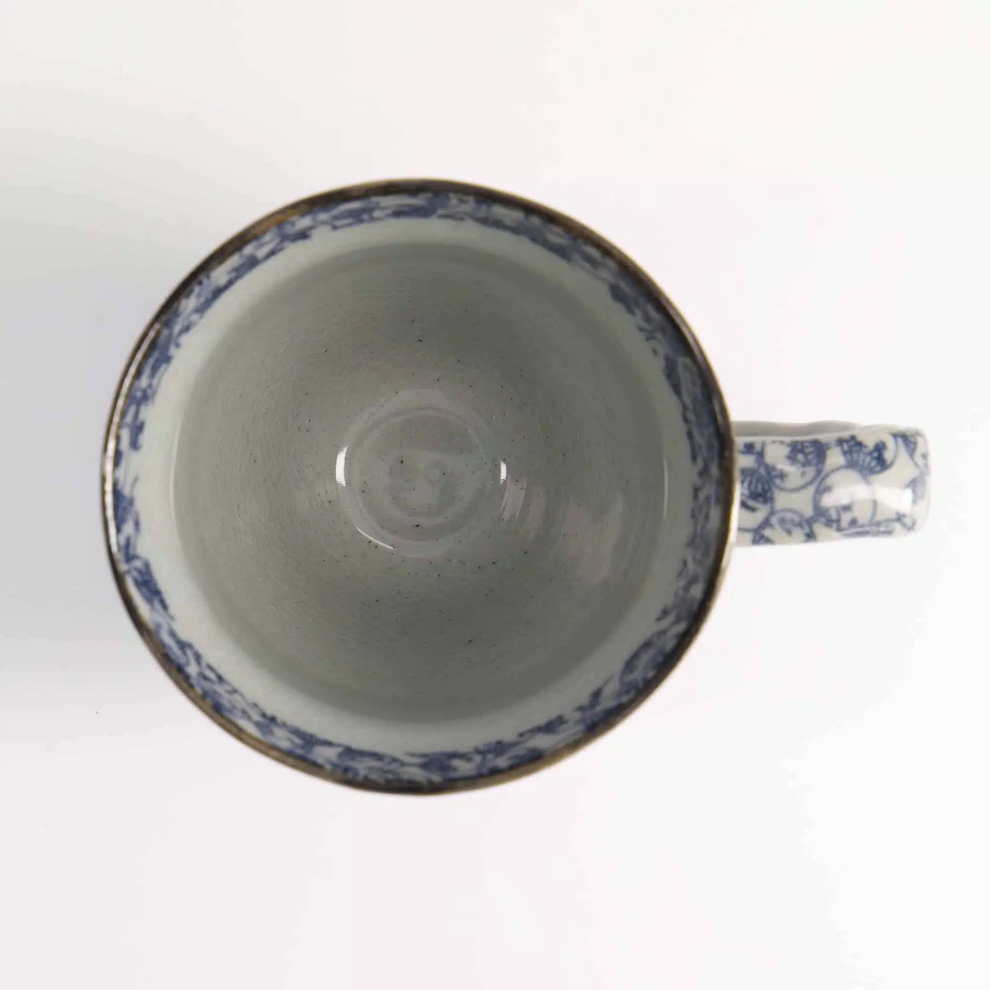 Blauwgrijze keramische mok 400ml - Tokyo Design Studio - 9x11cm - Afbeelding 3