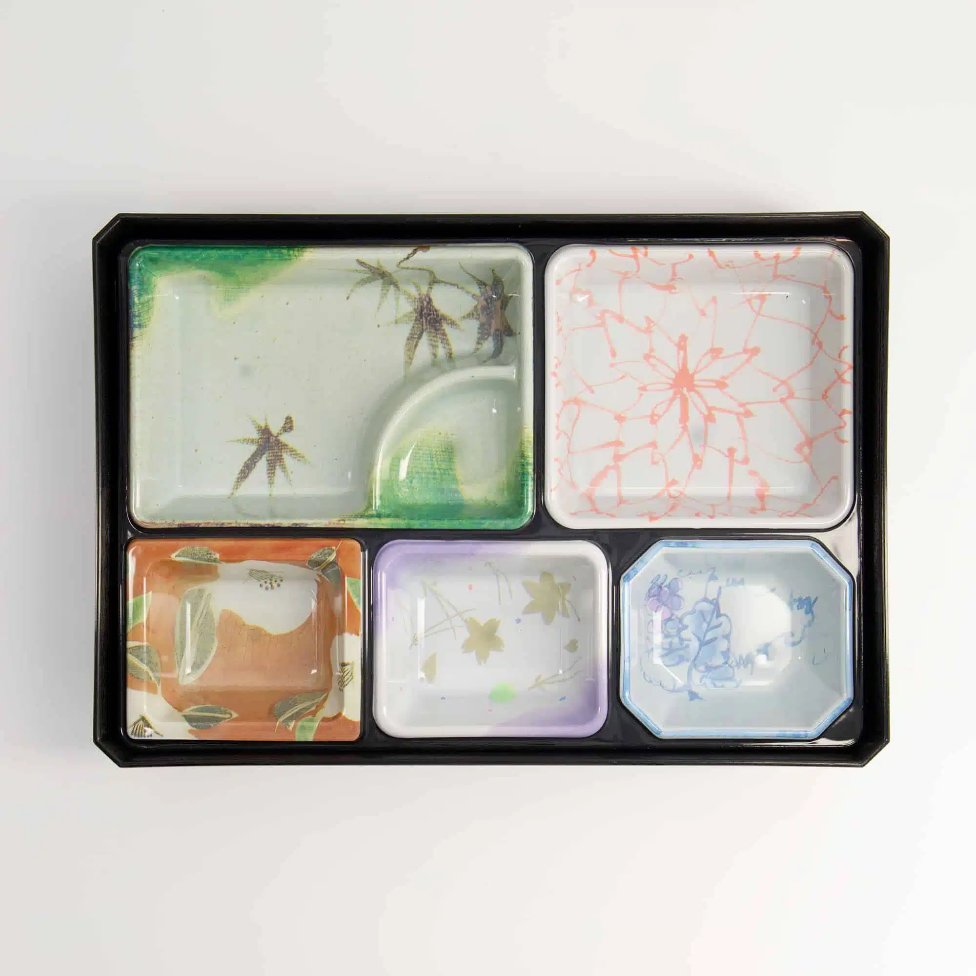 Bento Box - Tokyo Design Studio - Matsukado Zwart - 30.7x21.5x6.5cm - Afbeelding 2