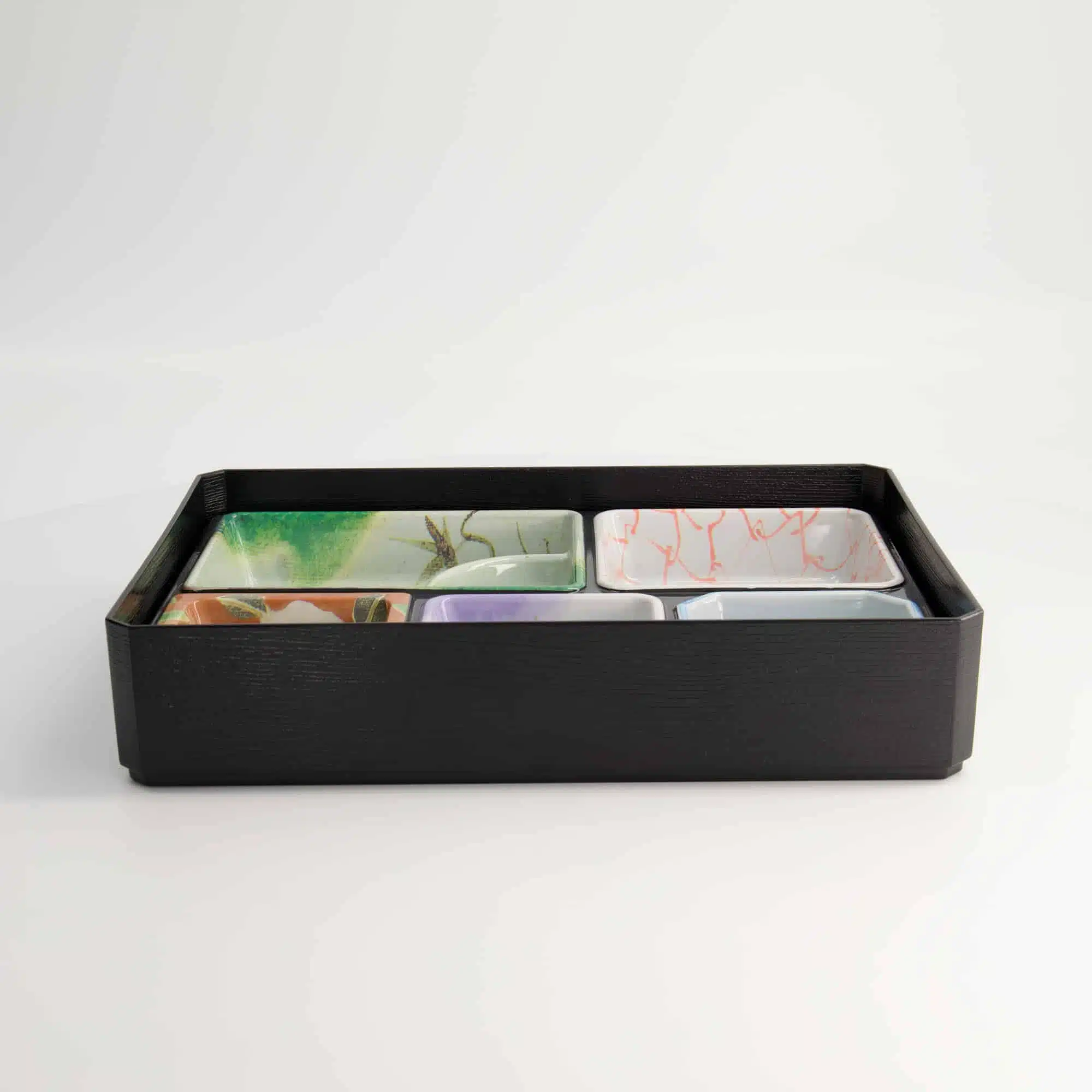 Bento Box - Tokyo Design Studio - Matsukado Zwart - 30.7x21.5x6.5cm - Afbeelding 6