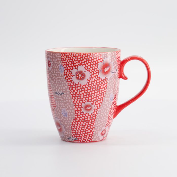 Tokyo Design Studio - Kawaii - Bloem - Mok - W/Cadeauverpakking - Rood - 8,5x10,2 cm - 380 ml - Afbeelding 4