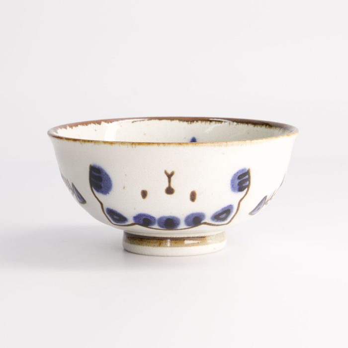 Tokyo Design Studio - Kawaii - Cat Neko - Rice Bowl - Blauw - 11.5x6cm - 300ml - Afbeelding 3