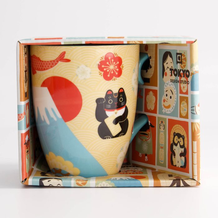 Tokyo Design Studio - Kawaii - Japan-B Mok - W/Geschenkdoos - 8,5x10,2cm - 380ml - Afbeelding 4