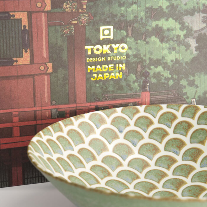 Ramenkom Vert Sauge Mermaid - Tokyo Design Studio - 1600 ml - 25,4x7,8 cm - Afbeelding 4