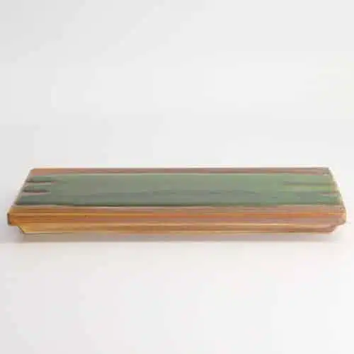 Tokyo Design Studio - Groot Bord - Groen/Bruin - 26x12cm