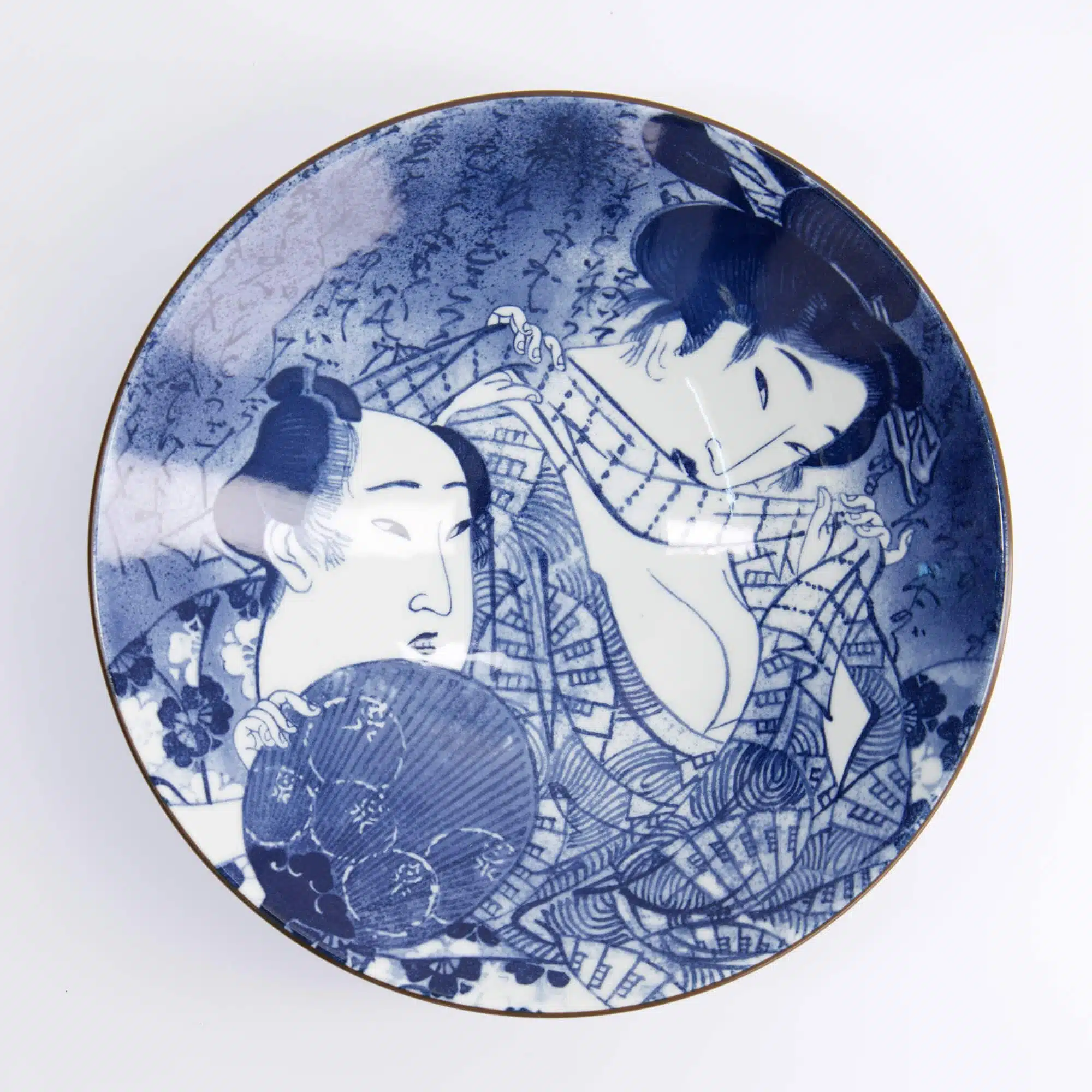 Japanse Ramenkom - Tokyo Design Studio - Ukiyoe - 1400ml - 24,5x7,5cm - Afbeelding 2