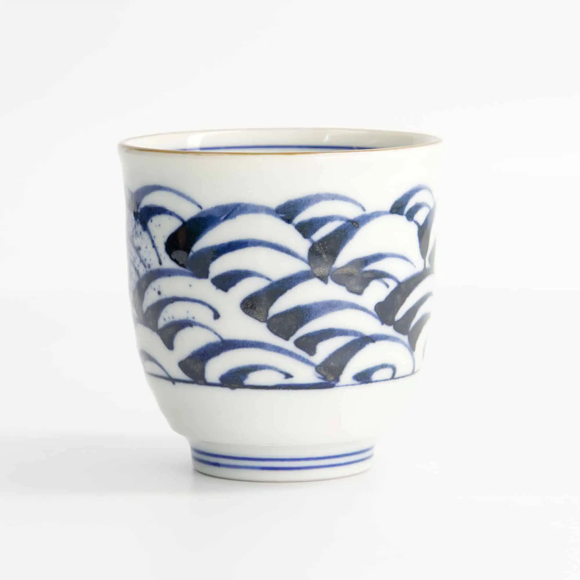Theekopje - Tokyo Design Studio - Blauw/Wit - 8x7,9 cm - Afbeelding 3