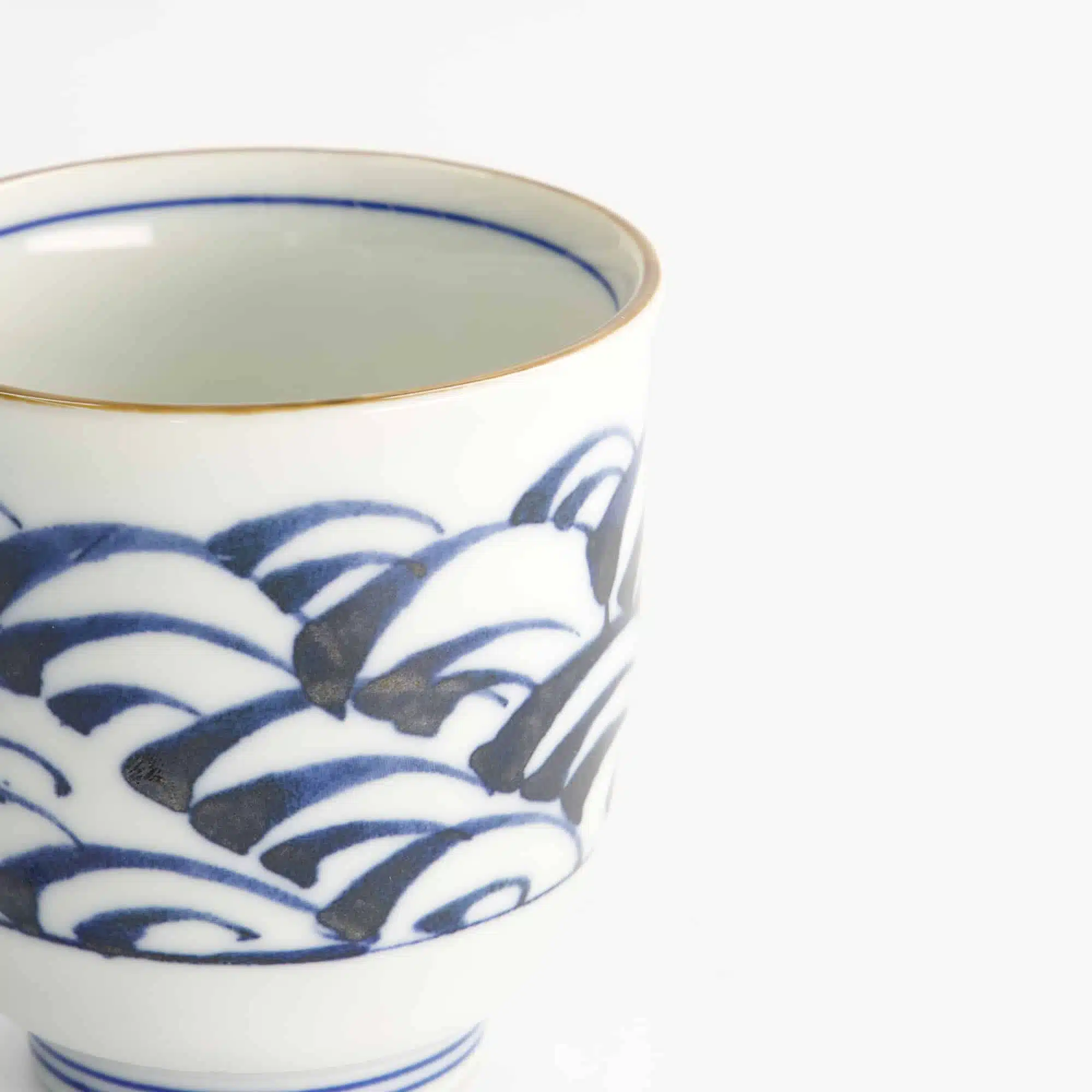 Theekopje - Tokyo Design Studio - Blauw/Wit - 8x7,9 cm - Afbeelding 4