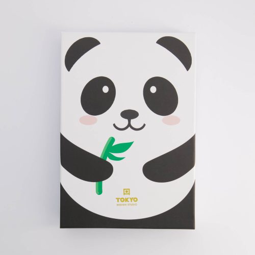 Tokyo Design Studio - Eetstokjes - Cadeauset/10 - Panda - Bruin
