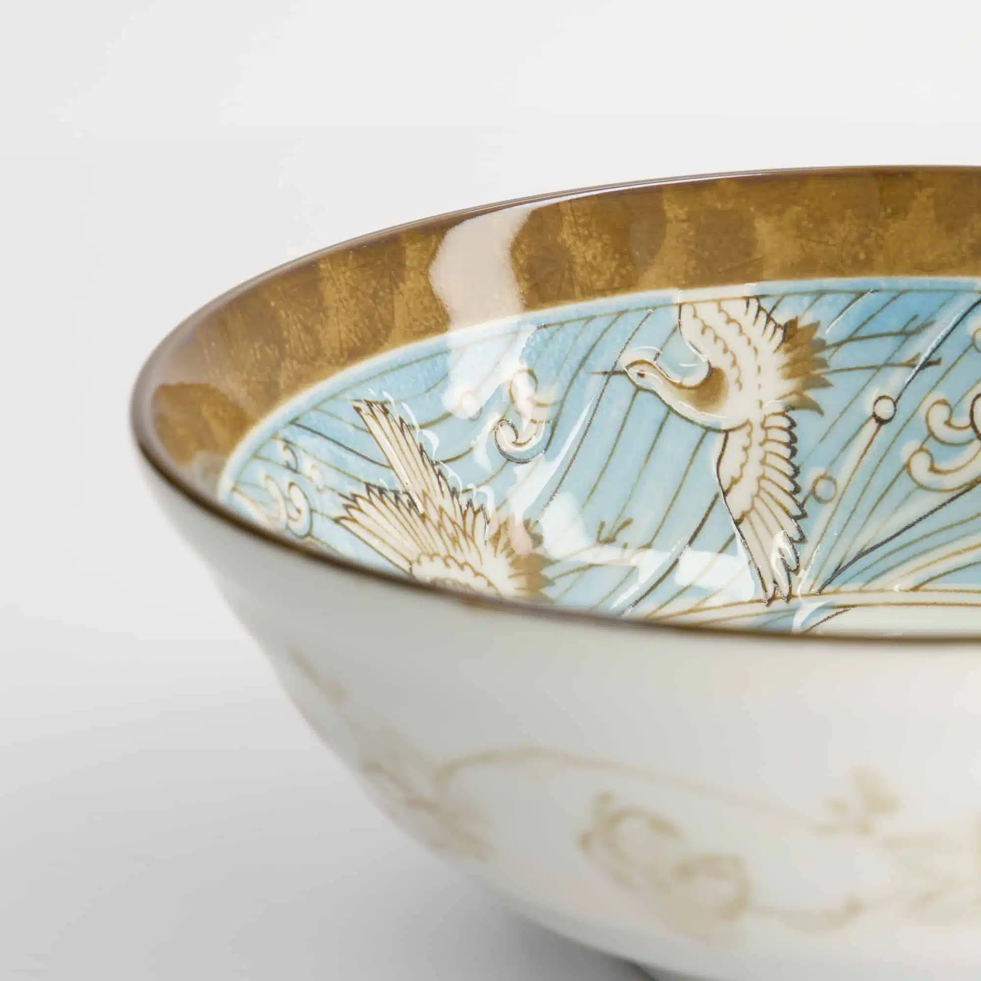 Japanse Ramen Kom - Tokyo Design Studio - Crane Light Blue - 1000ml - 21x7.8cm - Afbeelding 4