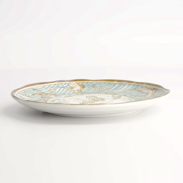 Gebaksbord Crane Light Blue - Tokyo Design Studio - 16.5x2cm - Afbeelding 4