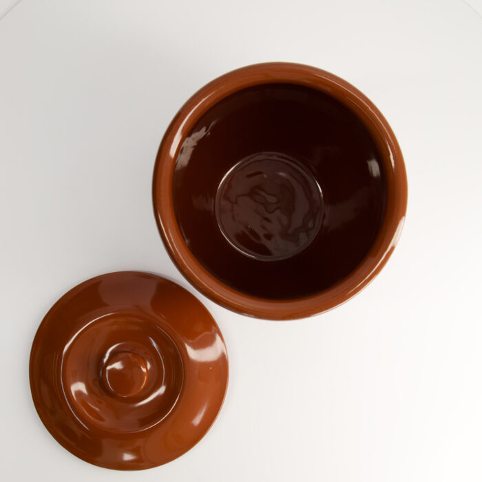 Bruine Tare Pot - 3600ml - 18x22.5cm - Afbeelding 4