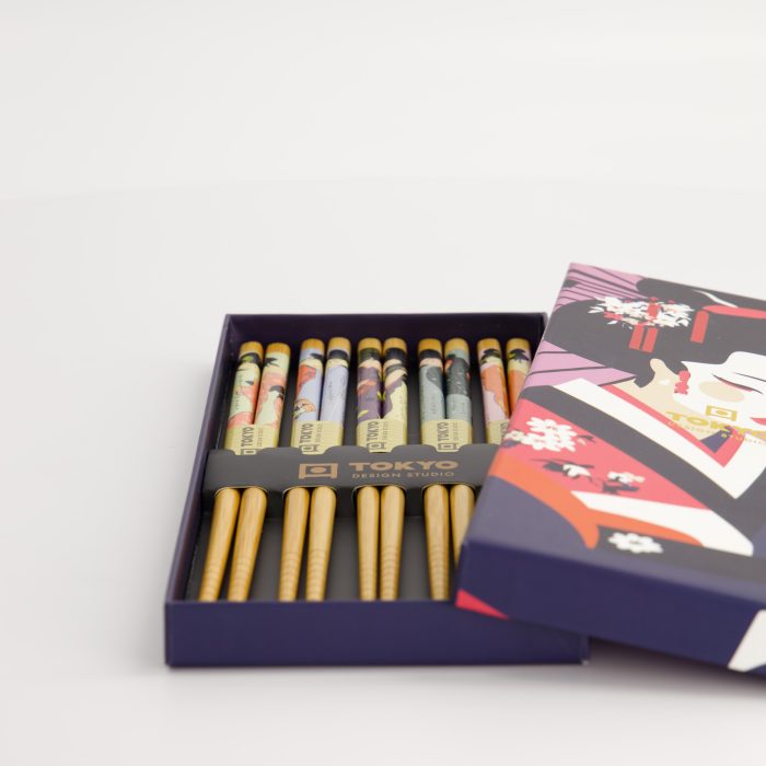 Tokyo Design Studio - Eetstokjes - Cadeauset/5 - Geisha - Afbeelding 3