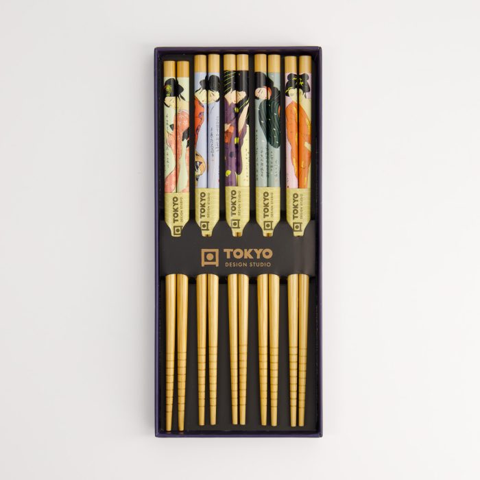 Tokyo Design Studio - Eetstokjes - Cadeauset/5 - Geisha - Afbeelding 2