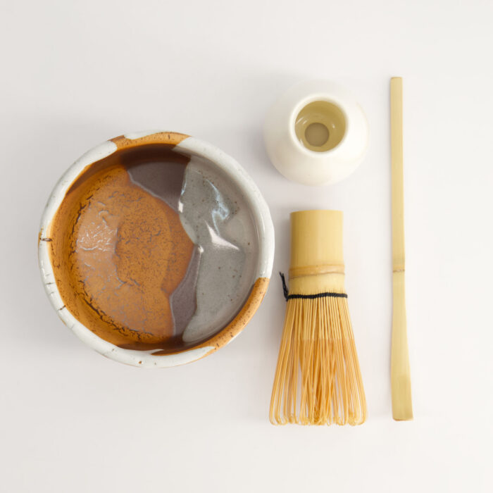 Matcha Cadeauset - Tokyo Design Studio - Kanegin Bruin - 4-delig - 11x8cm - Afbeelding 3
