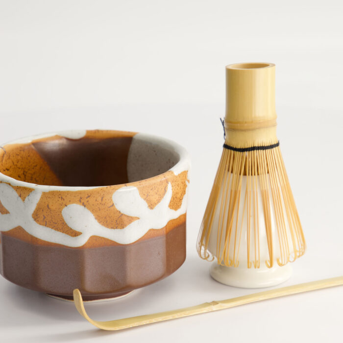 Matcha Cadeauset - Tokyo Design Studio - Kanegin Bruin - 4-delig - 11x8cm - Afbeelding 2