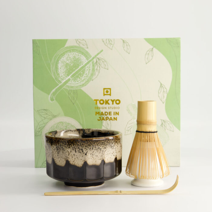Matcha Cadeauset - Tokyo Design Studio - Kanegin Zwart - 4-delig - Afbeelding 2