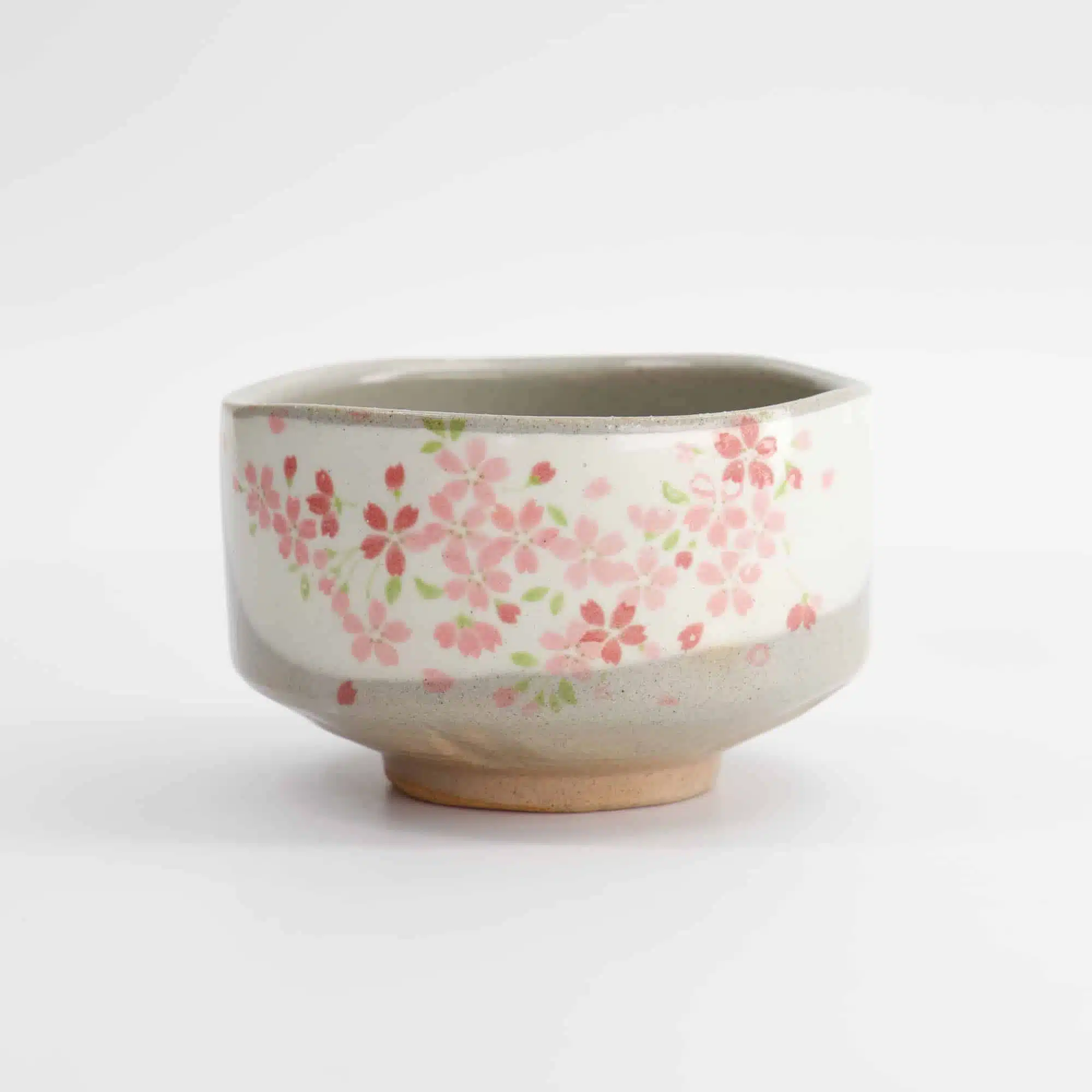 Ambachtelijke Matcha Kom - Tokyo Design Studio - Sakura Grey - 600ml - 12x7.7cm - Afbeelding 3