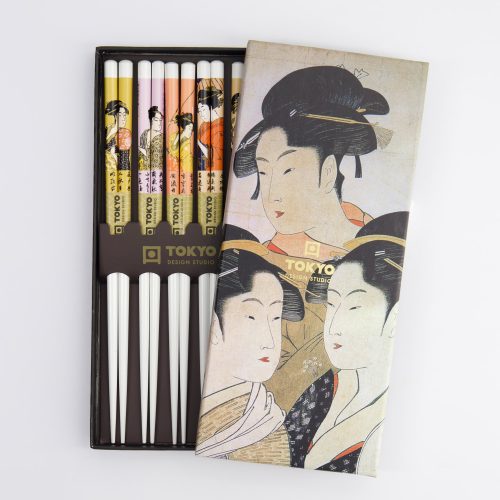 Tokyo Design Studio - Eetstokjes - Cadeauset/5 - Geisha White