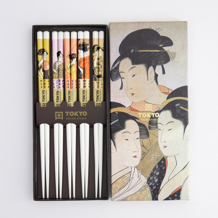 Tokyo Design Studio - Eetstokjes - Cadeauset/5 - Geisha White - Afbeelding 2