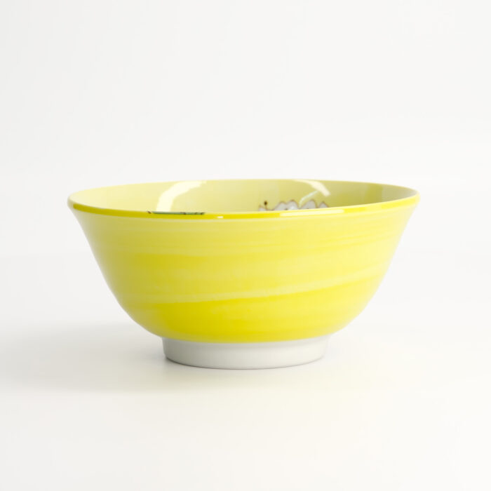 Japanse Gele Keramieken Kom - Tokyo Design Studio Sakura - 500ml - 15x7cm - Afbeelding 3