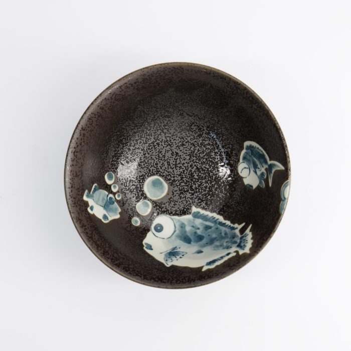 Tokyo Design Studio - Kom - Kogelvis - Bruin - 15x7cm - Afbeelding 2