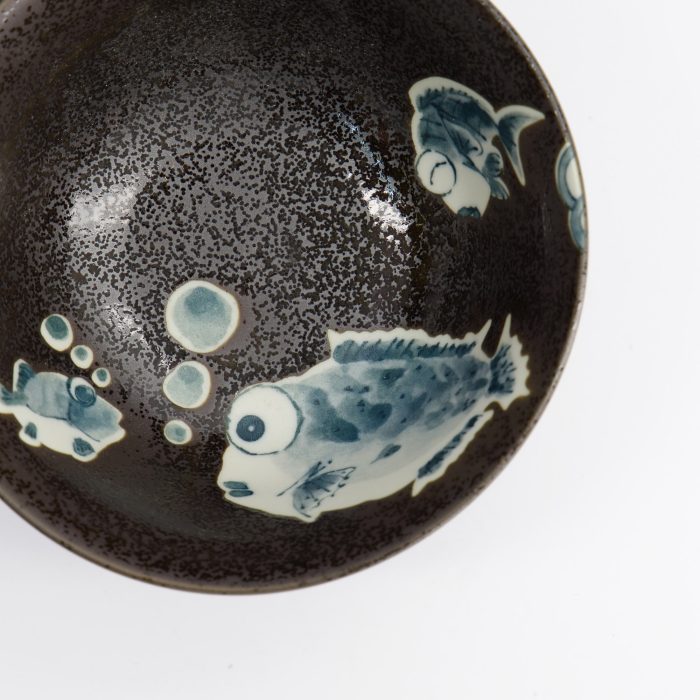 Tokyo Design Studio - Kom - Kogelvis - Bruin - 15x7cm - Afbeelding 4