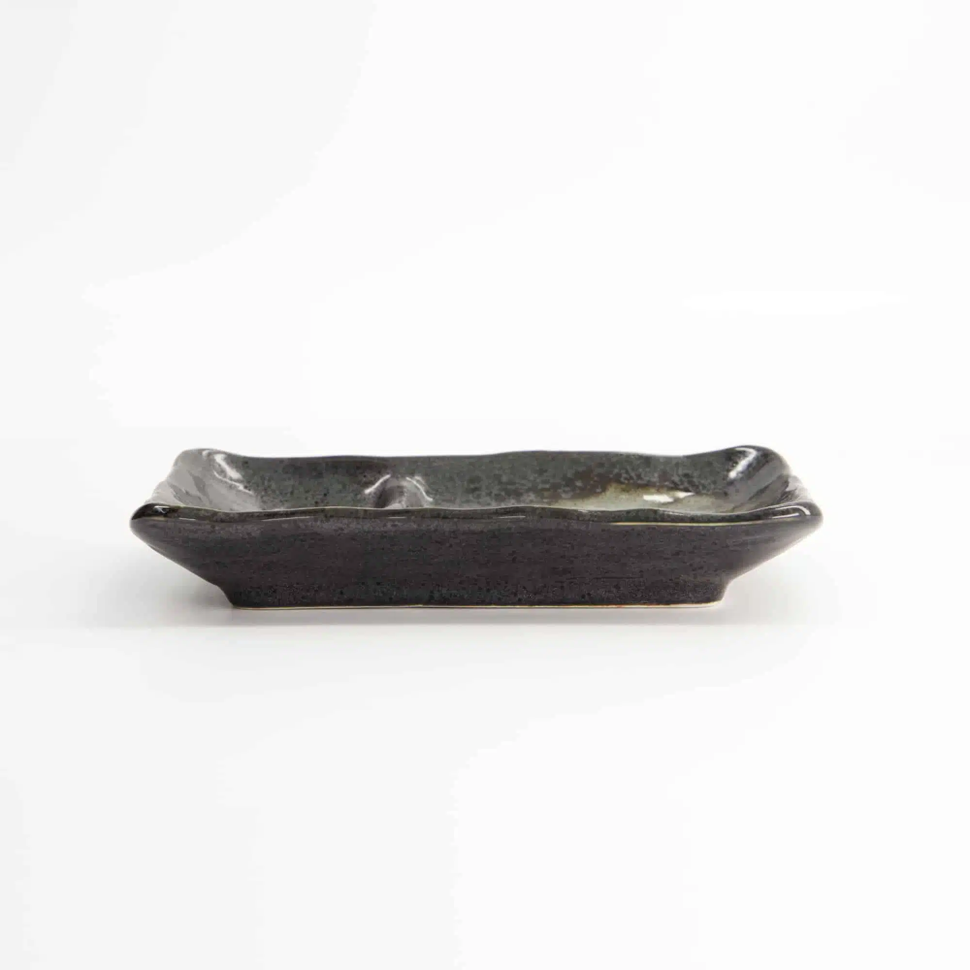 Gescheiden Serveerbord Zwart Keramiek - Tokyo Design Studio - 17x11x2.5 cm - Afbeelding 3