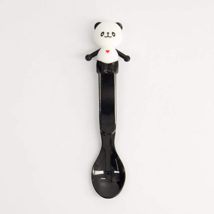 Kinderlepel Panda - Zwart - 16,5 cm - Afbeelding 3