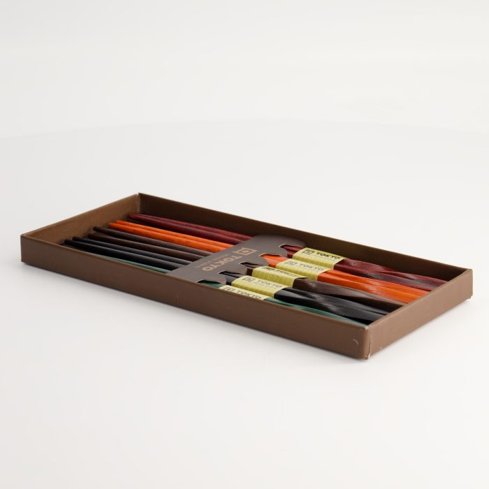 Tokyo Design Studio - Chopstick - Cadeauset/5 - Gedraaide Kleuren - Afbeelding 4