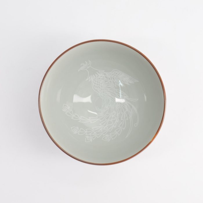Tokyo Design Studio - Kawaii - Rijstkom - Luster Phoenix - 11.5x6cm - 300ml - Paars - Afbeelding 2