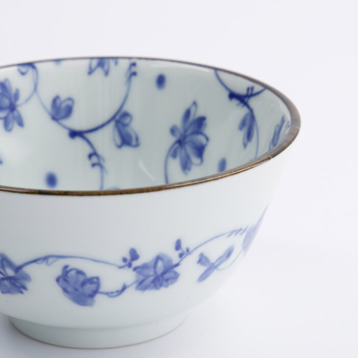 Japanse porseleinen kom - Natsu Karakusa - Tokyo Design Studio - 12x6,4cm - Afbeelding 4