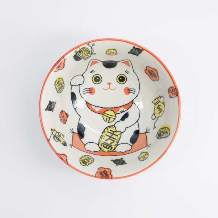 Tokyo Design Studio - Kawaii - Lucky Cat - Neko Kom - Rood - 15x7cm - 500ml - Afbeelding 2