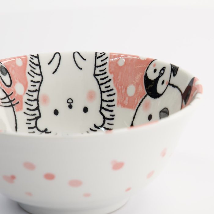 Tokyo Design Studio - Kawaii - Tayo Kom - Dieren - Roze - 15.5x6.8cm - 500ml - Afbeelding 4
