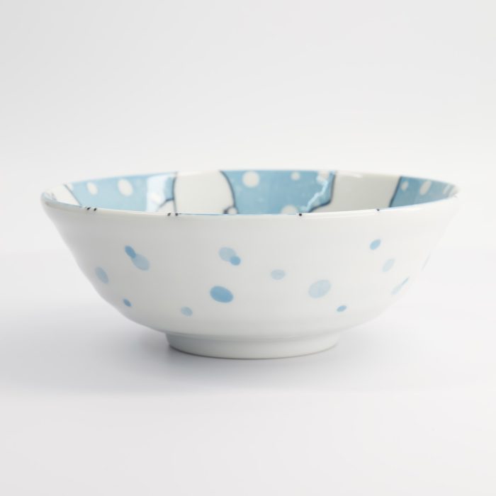 Tokyo Design Studio - Kawaii - Ramen Kom - Dieren - Blauw - 21x7.8cm - 1000ml - Afbeelding 3