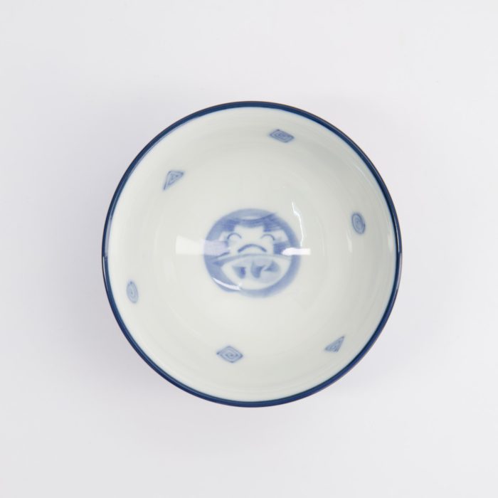 Tokyo Design Studio - Kawaii - Rijstkom - 11.3x5.8cm - 300ml - Kom Daruma - Blauw - Afbeelding 2