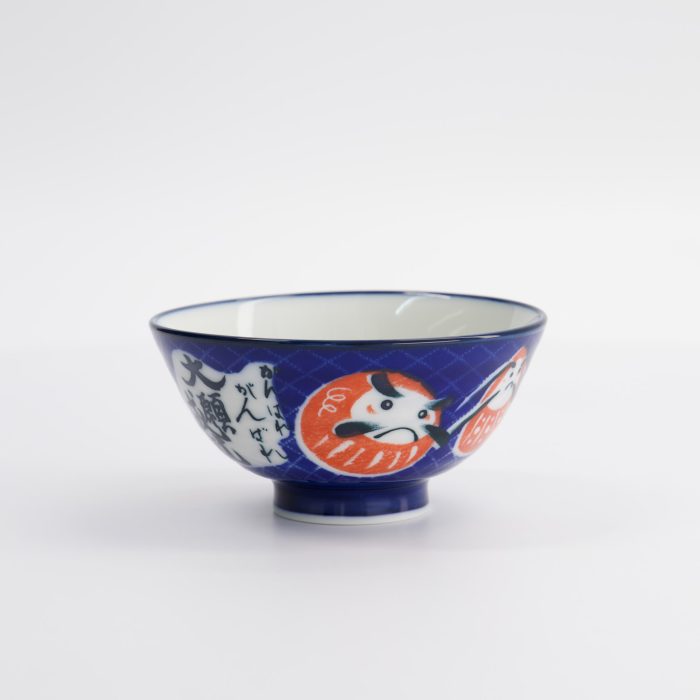 Tokyo Design Studio - Kawaii - Rijstkom - 11.3x5.8cm - 300ml - Kom Daruma - Blauw - Afbeelding 3
