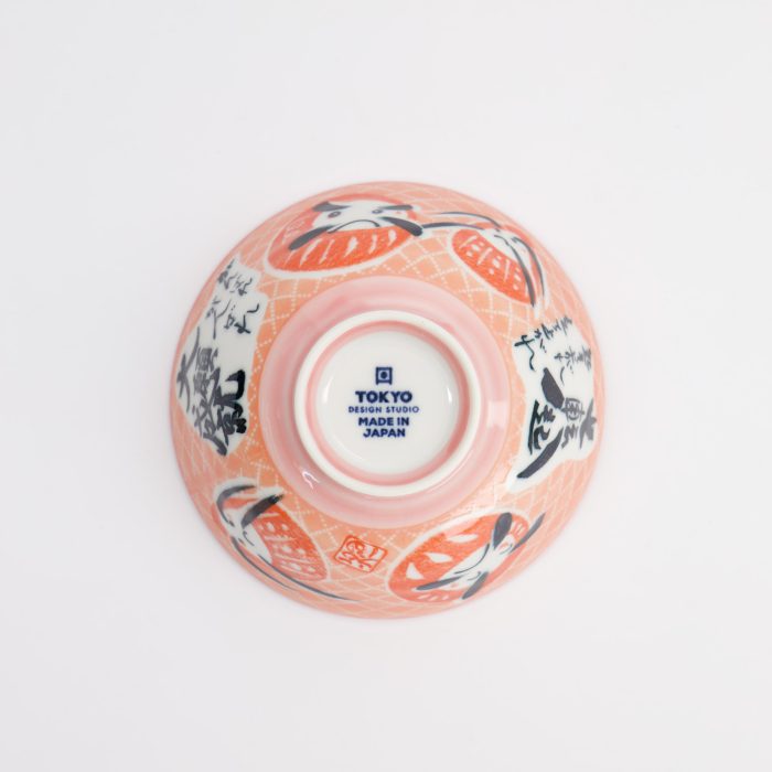 Tokyo Design Studio - Kawaii - Rijstkom - 11.3x5.8cm - 300ml - Daruma - Roze - Afbeelding 5