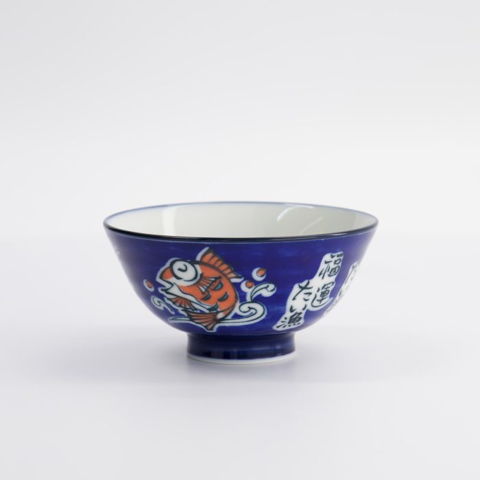 Tokyo Design Studio - Kawaii - Rijstkommen - 11.3x5.8cm - 300ml - Snapper Kom - Blauw - Afbeelding 3