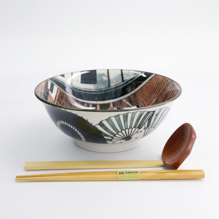 Tokyo Design Studio - Geisha - Ramen Geschenkset - 3-delig - 20,5x8cm - 1250ml - Afbeelding 3