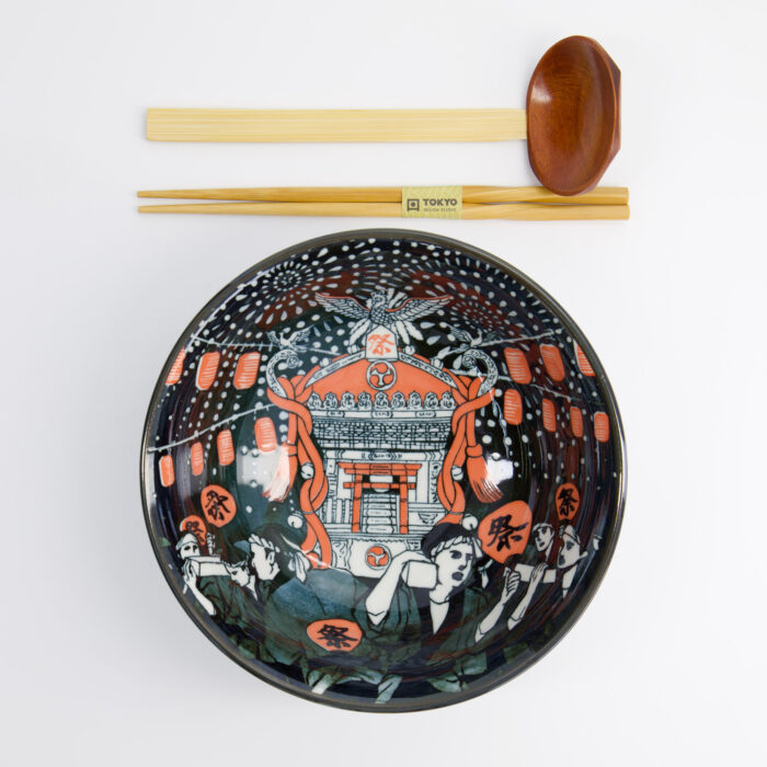 Tokyo Design Studio - Matsuri - 3-delige Ramen Kom Set - 20,5x8cm - 1250ml - Afbeelding 2