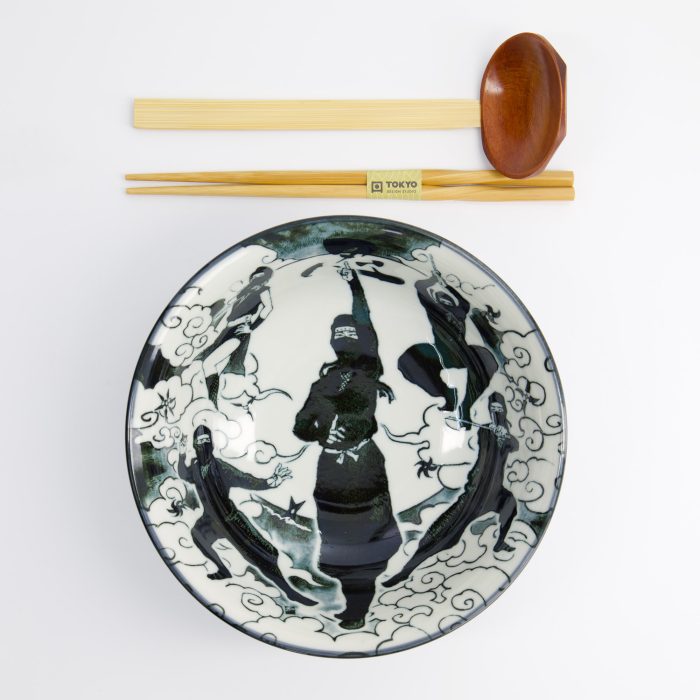 Tokyo Design Studio - Asakusa - 3-delige Ramen Giftset - 20,5x8cm - 1250ml - Ninja - Afbeelding 2
