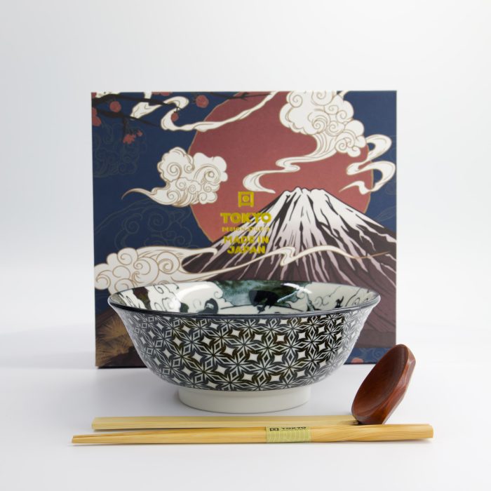 Tokyo Design Studio - Asakusa - 3-delige Ramen Giftset - 20,5x8cm - 1250ml - Ninja - Afbeelding 4
