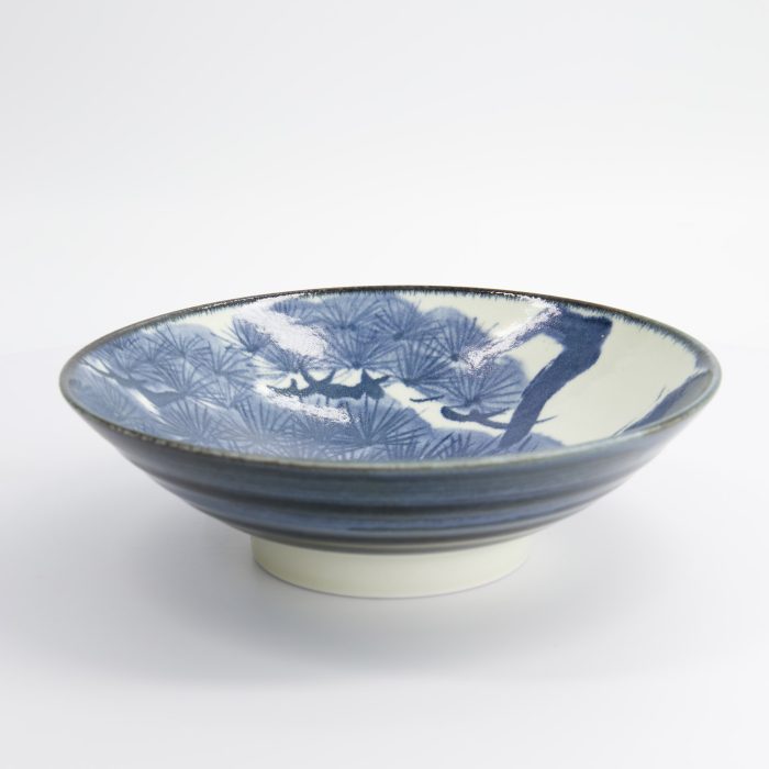 Tokyo Design Studio - Ramen Kom - 1-delige Cadeauset - 25.2x7.7cm - 1400ml - Blauw/Wit - Afbeelding 3