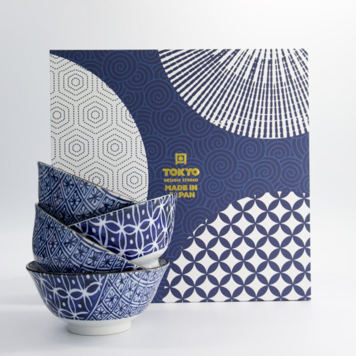Tokyo Design Studio - Sho Zui - Kommenset - 4 stuks - 15x7cm - 500ml - Afbeelding 4