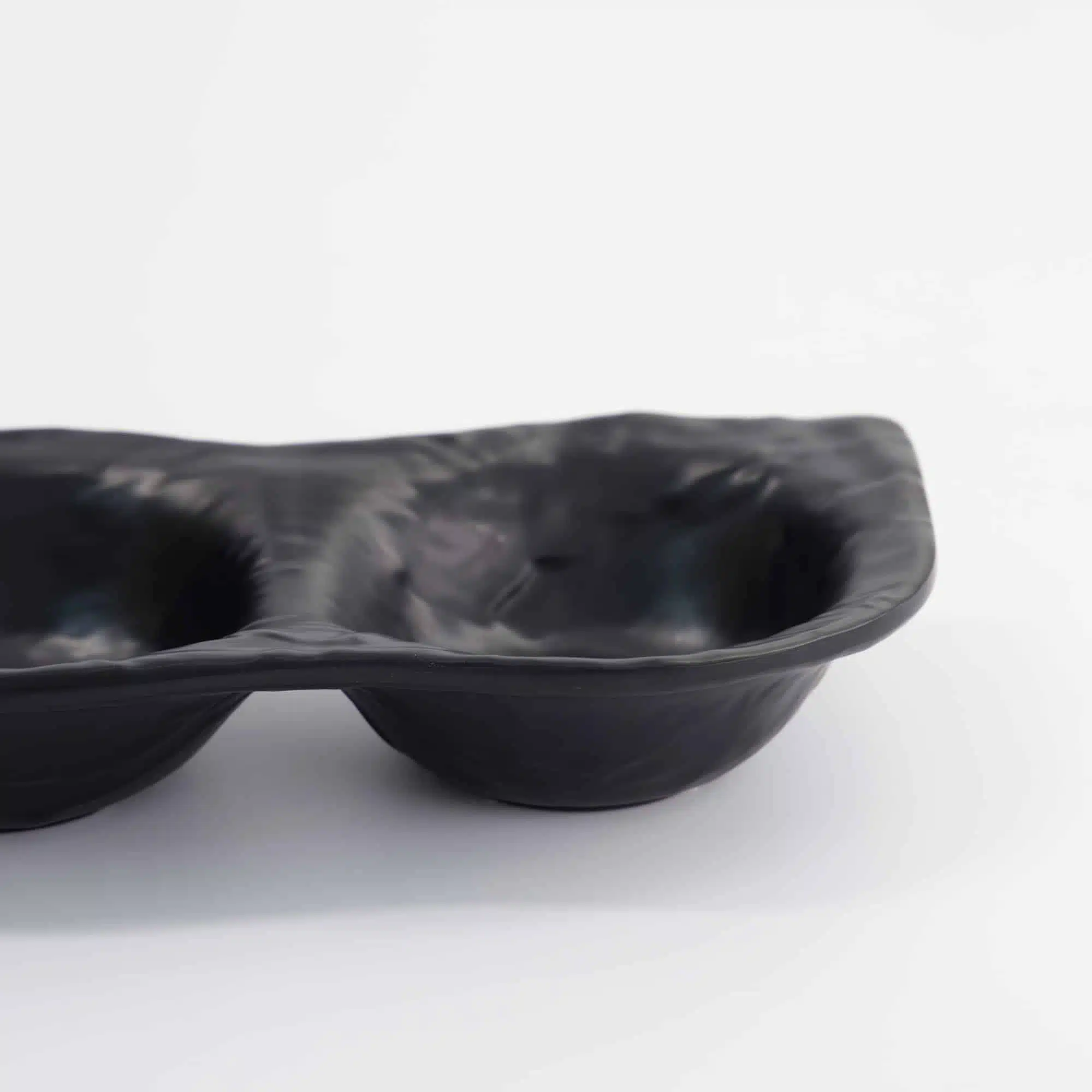 Zwarte saus schotel set - Tokyo Design Studio - Iwate Zwart - 2 stuks - 110ml - 19,2x9,4x3,6cm - Afbeelding 4