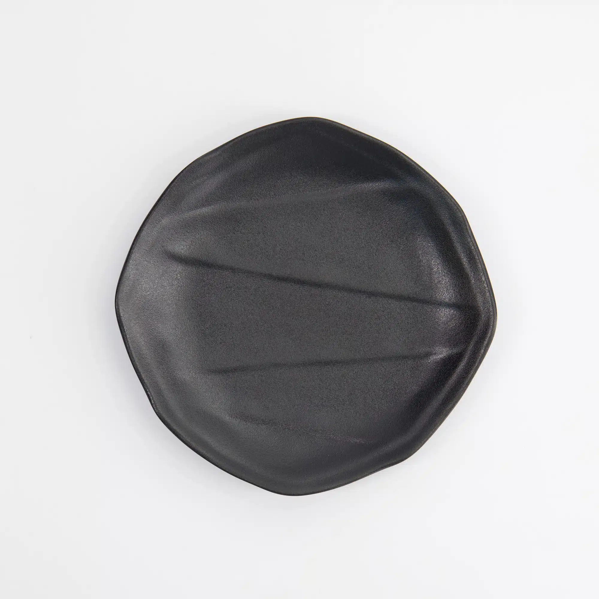 Rond Melamine Bord - Tokyo Design Studio - Iwate Zwart - 15.7x15.7x2.3cm - Afbeelding 2
