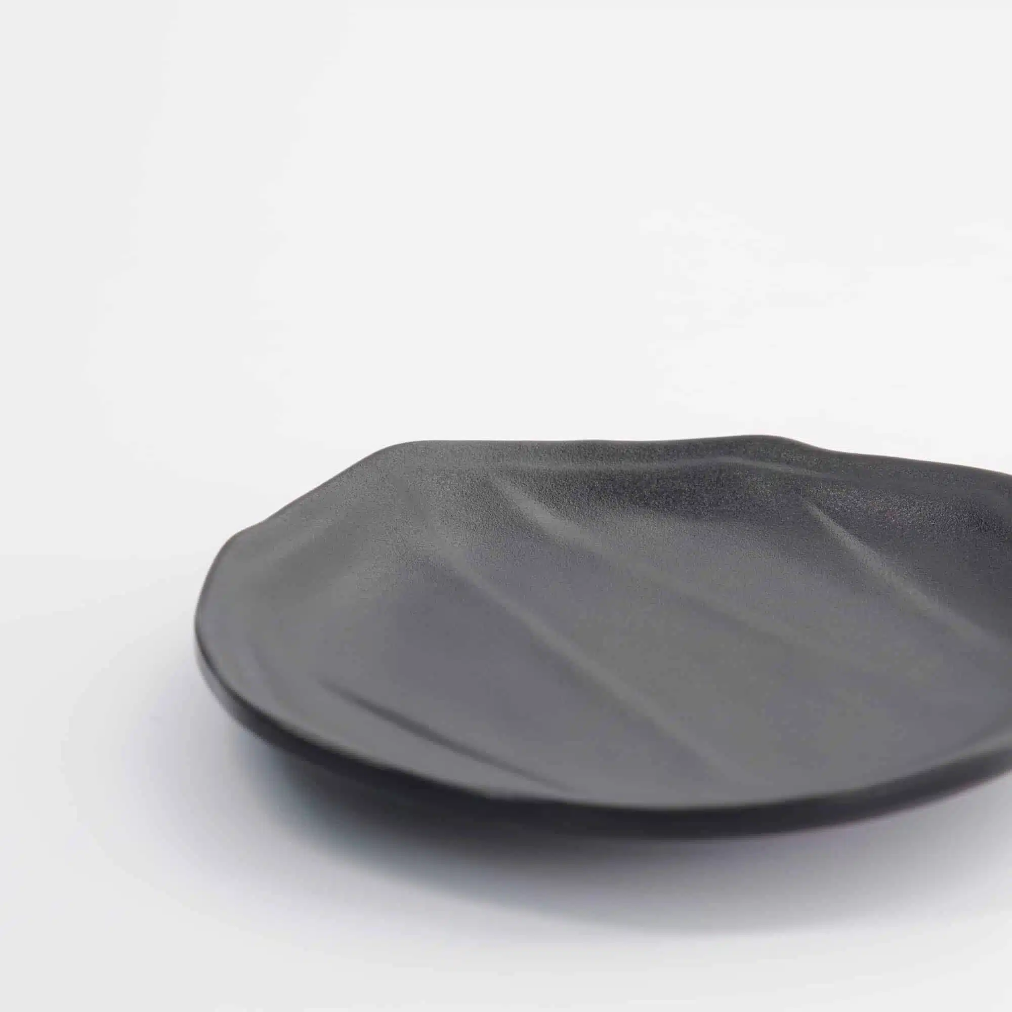 Rond Melamine Bord - Tokyo Design Studio - Iwate Zwart - 15.7x15.7x2.3cm - Afbeelding 4