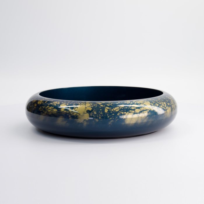 Tokyo Design Studio - Sushi Oke - Marmer - Blauw/Goud - Buitenmaat 37x6.9cm Binnenmaat 31.3x5cm - Afbeelding 3